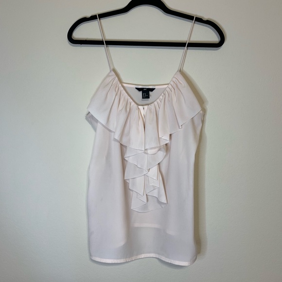 H&M Tops - H&M | Light Peach Ruffle Cami
